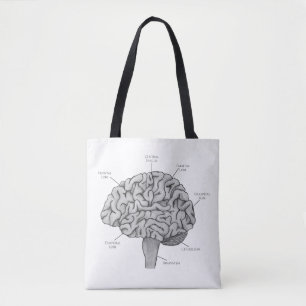 Scientific Brain Tote Bag