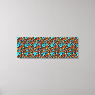 Scientific Butterfly Specimens Canvas Art