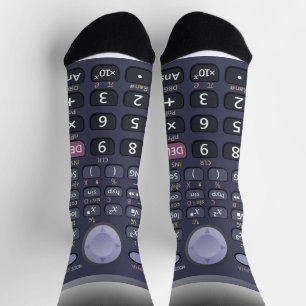 Scientific calculator socks