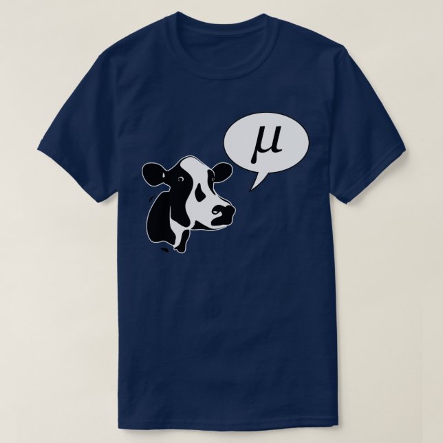 Scientific cow goes mu 1 T-Shirt (Design Front)