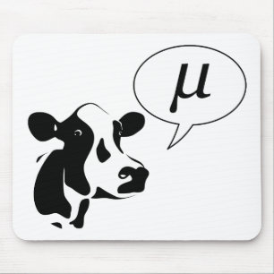 Scientific Cow Goes Mu Mouse Mat