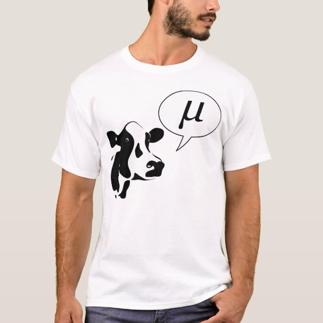 Scientific Cow Goes Mu T-Shirt (Front)