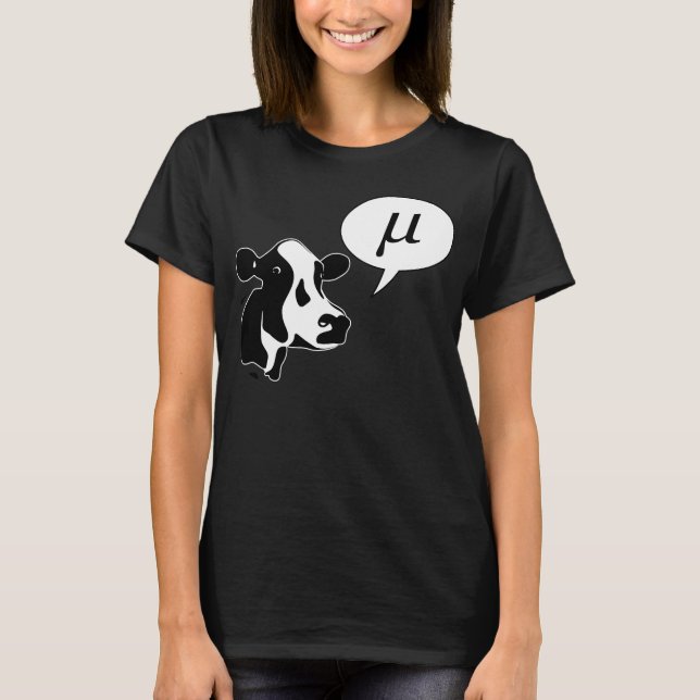Scientific Cow Goes Mu T-Shirt (Front)