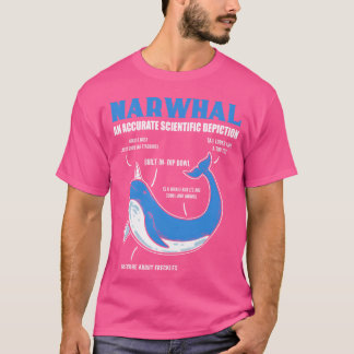 Scientific Depiction Marine Biologist Gift girl T-Shirt