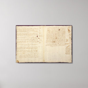 Scientific diagrams canvas print