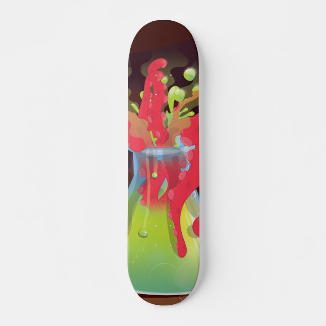 Scientific experiment flask Monster Skateboard (Front)