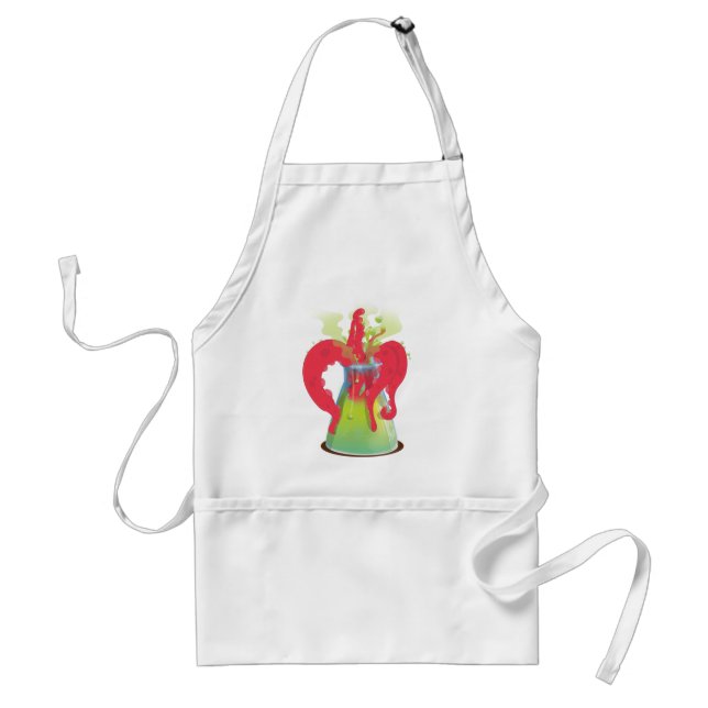 Scientific experiment flask Monster Standard Apron (Front)