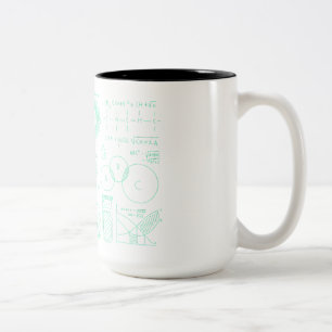 Scientific Formula Two-Tone Coffee Mug