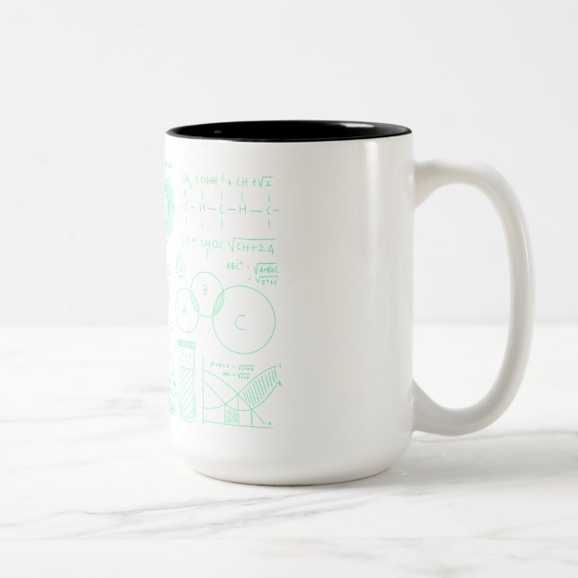 Scientific Formula Two-Tone Coffee Mug (Right)