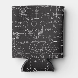 Scientific Formulas: Chalkboard Calculations Patte Can Cooler