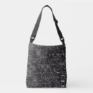 Scientific Formulas: Chalkboard Calculations Patte Crossbody Bag
