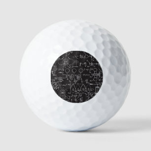 Scientific Formulas: Chalkboard Calculations Patte Golf Balls