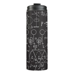 Scientific Formulas: Chalkboard Calculations Patte Thermal Tumbler