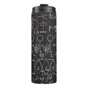 Scientific Formulas: Chalkboard Calculations Patte Thermal Tumbler