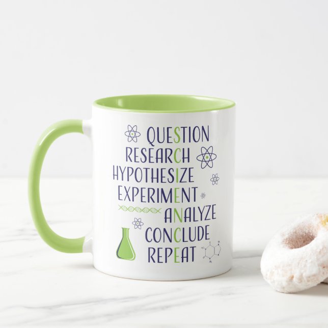Scientific Method Mug (With Donut)