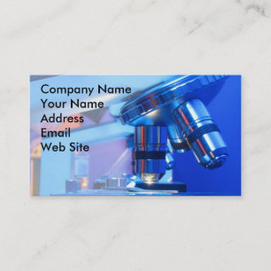 Scientific Microscope Business Card