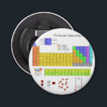 Scientific Periodic Table of the Elements Bottle Opener<br><div class="desc">The periodic table of the elements makes a wonderful image for our gifts. For the scientific scientist in your life.</div>