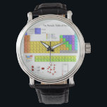Scientific Periodic Table of the Elements Watch<br><div class="desc">The periodic table of the elements makes a wonderful image for our gifts. For the scientific scientist in your life.</div>