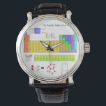 Scientific Periodic Table of the Elements Watch<br><div class="desc">The periodic table of the elements makes a wonderful image for our gifts. For the scientific scientist in your life.</div>