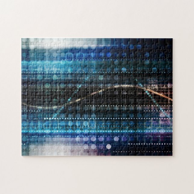 Scientific Research and Genetic DNA Science Jigsaw Puzzle (Horizontal)