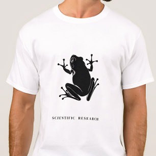 Scientific Research Frog Minimalist Graphic T-Shirt
