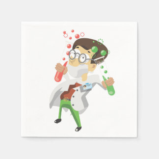 Scientific Test Tubes Napkin