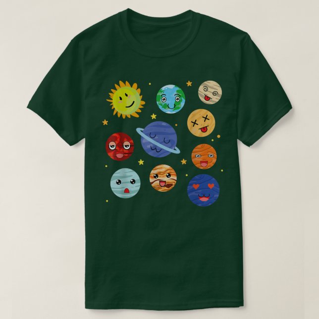 Scientist Astronomy Science Outer Space Universe C T-Shirt (Design Front)