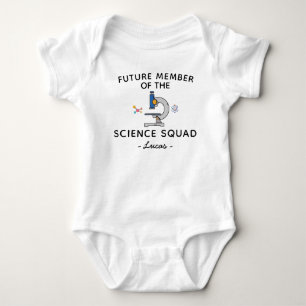 Scientist Baby Future Member of The Science Squad Bodysuit