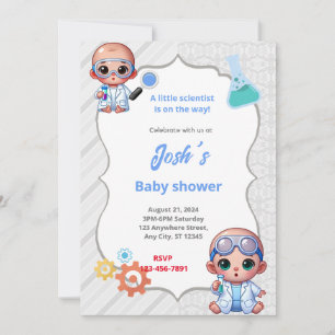 Scientist Baby Shower Invitation