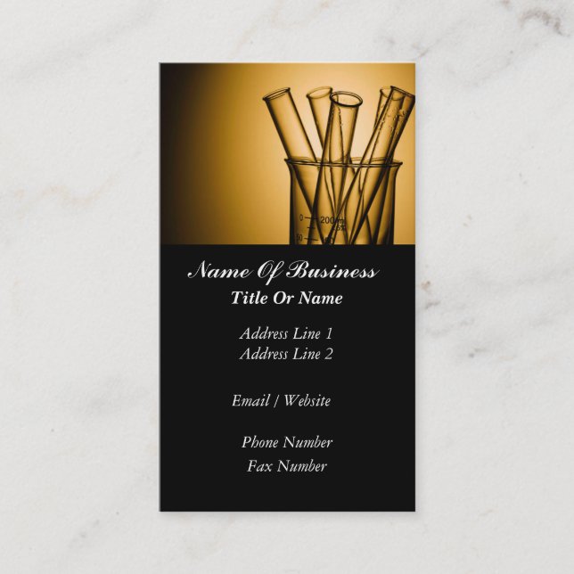 Scientist Business Card (Front)