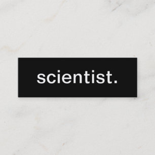 Scientist Business Card