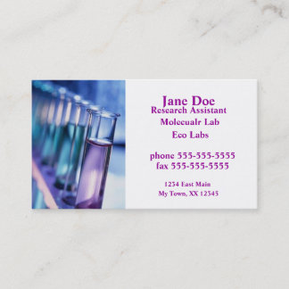 Scientist Business Card