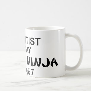 Scientist Deadly Ninja by Night Coffee Mug