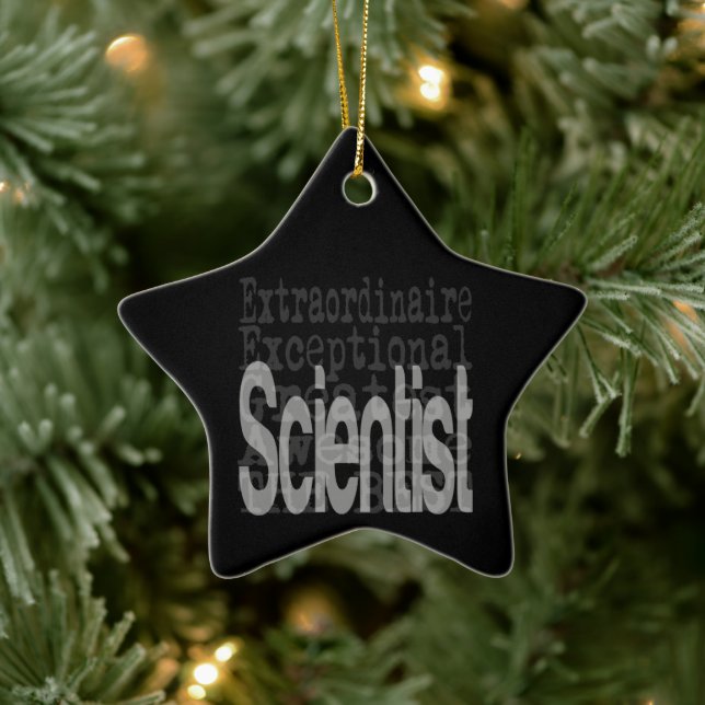 Scientist Extraordinaire Ceramic Tree Decoration (Tree)