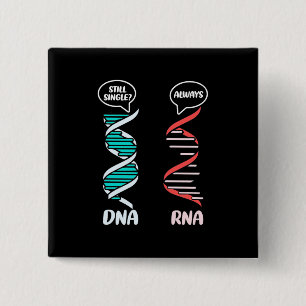 Scientist Gift Biology Teacher Rna 15 Cm Square Badge