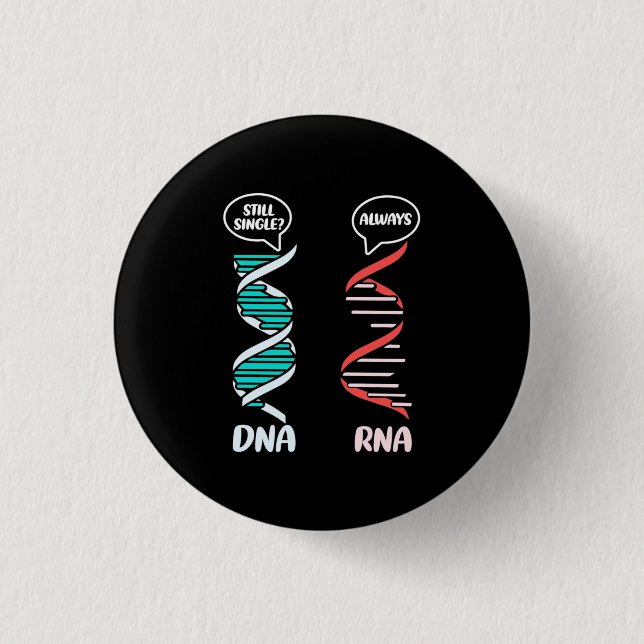 Scientist Gift | Biology Teacher Rna 3 Cm Round Badge (Front)