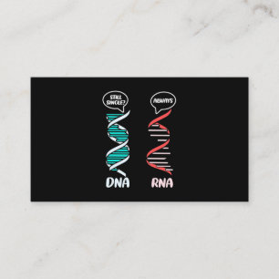 Scientist Gift Biology Teacher Rna Business Card