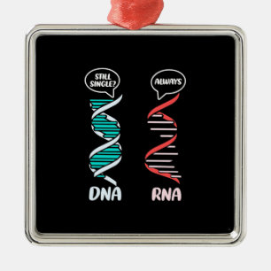 Scientist Gift   Biology Teacher Rna Metal Tree Decoration