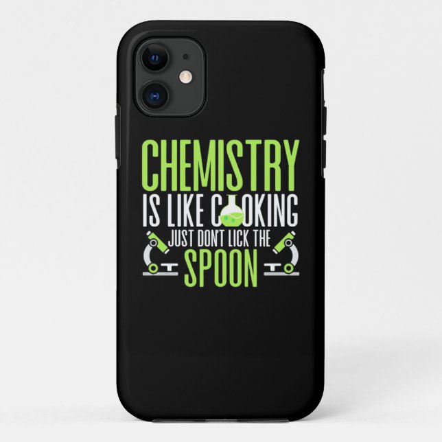 Scientist Gift | Chemistry Is Like Cooking Case-Mate iPhone Case (Back)
