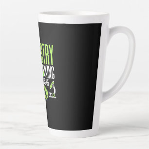 Scientist Gift Chemistry Is Like Cooking Latte Mug