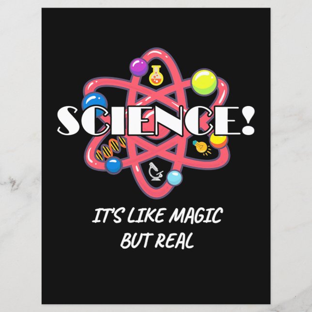Scientist Gift | Chemistry Science Is Like Magic (Front)