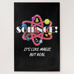 Scientist Gift   Chemistry Science Is Like Magic Jigsaw Puzzle