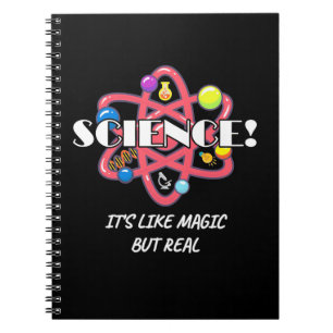 Scientist Gift Chemistry Science Is Like Magic Notebook