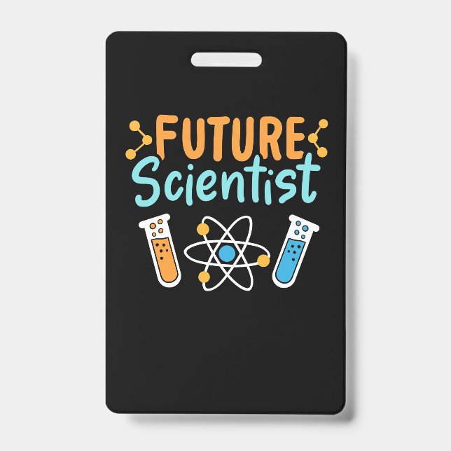 Scientist Gift | Future Scientist ID Badge (Front)