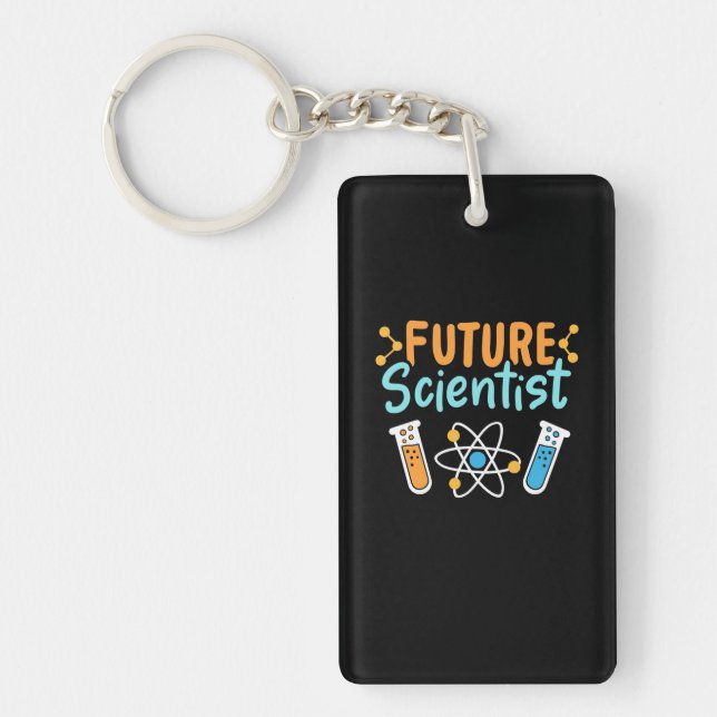 Scientist Gift | Future Scientist Key Ring (Front)