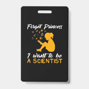 Scientist Gift I Am Future Scientist ID Badge