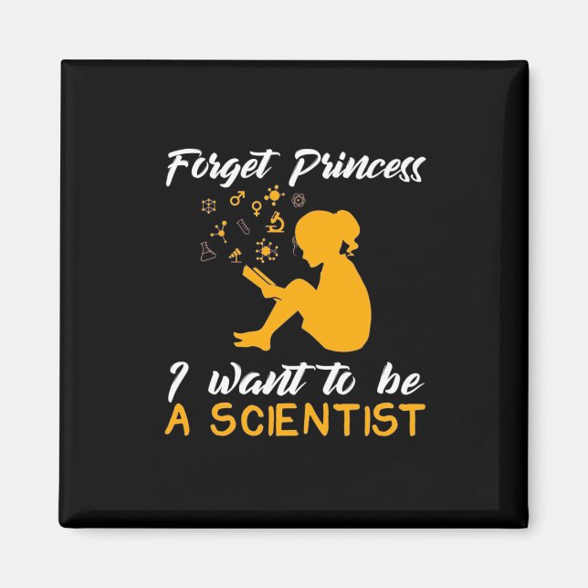 Scientist Gift | I Am Future Scientist Magnet (Front)