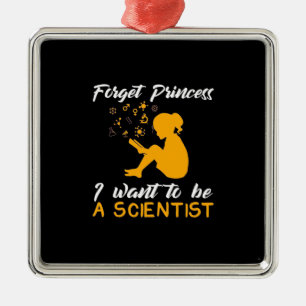 Scientist Gift I Am Future Scientist Metal Tree Decoration