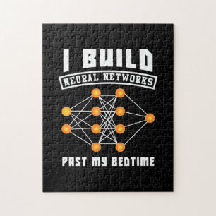 Scientist Gift I Build Neural Networks Jigsaw Puzzle