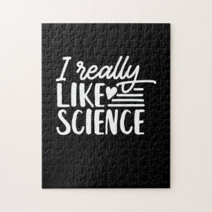 Scientist Gift   I Really Like Science Jigsaw Puzzle